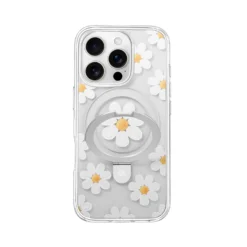 Oil Painting Daisy Magic Stand Case
