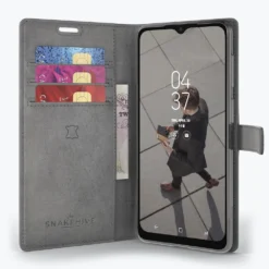 Samsung Galaxy A12 - Vintage Leather Wallet Phone Case -Union Store 2ndimageGrey f7060535 44cb 4b6a 8c4d 35b088ac36a1