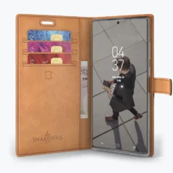 Samsung Galaxy Note 20 - Vintage Leather Wallet Phone Case -Union Store 2ndimageTan 2 96db1c99 56dd 4579 b32a 6fd63f12ea9b