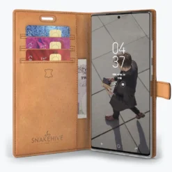 Samsung Galaxy Note 20 Ultra - Vintage Leather Wallet Phone Case -Union Store 2ndimageTan 31f92075 391c 4682 8845 4e0693fb3f6b