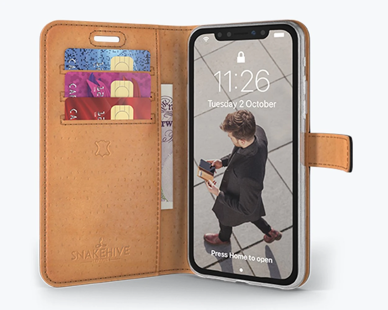 Apple IPhone XS Max - Vintage Leather Wallet Phone Case 8 Apple IPhone XS Max - Vintage Leather Wallet Phone Case - Image 8