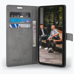 Samsung Galaxy A53 - Vintage Leather Wallet Phone Case -Union Store 2ndimagegrey 4