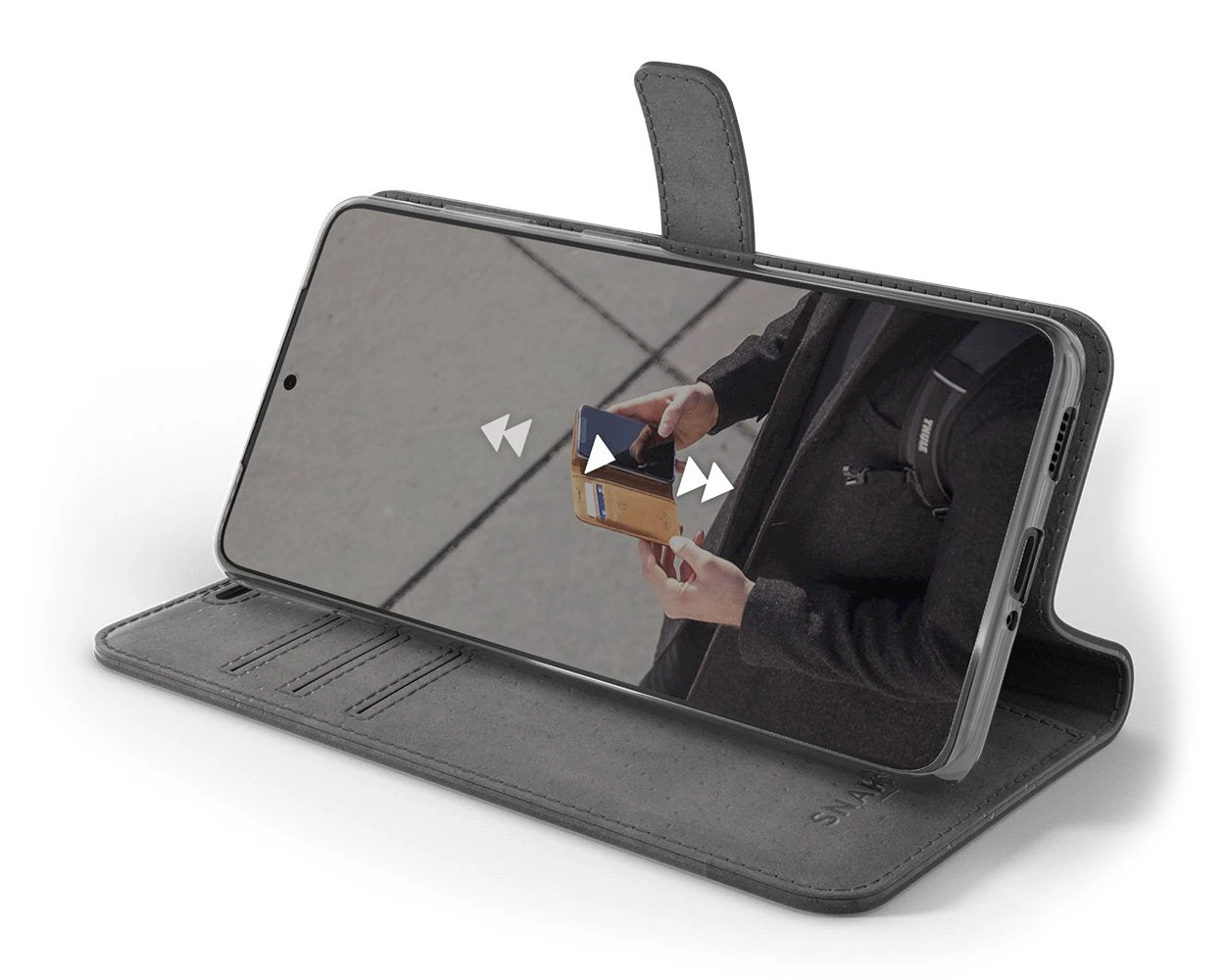 Samsung Galaxy S20 FE - Vintage Leather Wallet Phone Case 11 Samsung Galaxy S20 FE - Vintage Leather Wallet Phone Case - Image 11