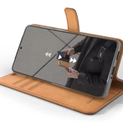 Samsung Galaxy S20 FE - Vintage Leather Wallet Phone Case 29 Samsung Galaxy S20 FE - Vintage Leather Wallet Phone Case -Union Store 3ndimageTan