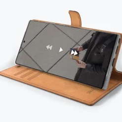 Samsung Galaxy Note 20 Ultra - Vintage Leather Wallet Phone Case -Union Store 3rdImageTan 173d2795 edbf 44e1 ac91 2e3fa7faaa19