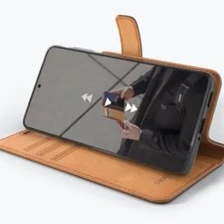 Samsung Galaxy S21 - Vintage Leather Wallet Phone Case -Union Store 3rdImageTan 3 c7249ab9 c3f4 449c bfac 9632a6aea31f