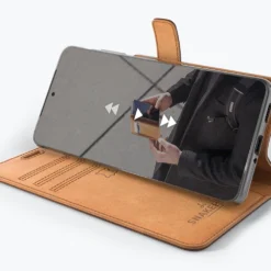 Samsung Galaxy S21 Ultra - Vintage Leather Wallet Phone Case -Union Store 3rdImageTan 5 71956f0c 7ab1 490c a4d6 40c21df2f4e9