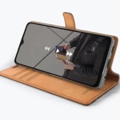 Samsung Galaxy A12 - Vintage Leather Wallet Phone Case -Union Store 3rdImageTan cdcc4234 ff68 4ea1 abbb 01f2e4803d3b