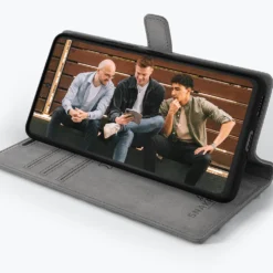 Samsung Galaxy A53 - Vintage Leather Wallet Phone Case -Union Store 3rdImagegreycopy 1 fca6e569 274d 46f0 b6c6 08c790727365