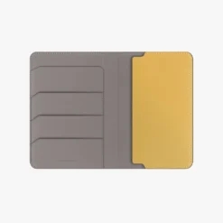 Uniq BelmontVegan Leather Passport Holder -Union Store Belmont FlintGreyCanaryYellow 02 Lowres SG