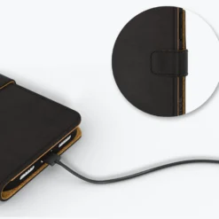 Apple IPhone 14 Pro - Vintage Leather Wallet Phone Case -Union Store Black 2022 09 02T141429.208