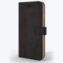 Apple IPhone 8 - Vintage Leather Wallet Phone Case -Union Store Black 1