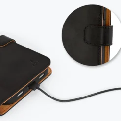 Apple IPhone 13 Pro - Vintage Leather Wallet Phone Case -Union Store Black 10