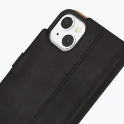 Apple IPhone 13 Mini - Vintage Leather Wallet Phone Case -Union Store Black 2 bedc57e5 32da 44a4 83ed c22bc11be73c