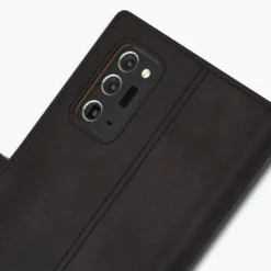Samsung Galaxy Note 20 - Vintage Leather Wallet Phone Case -Union Store Black 46