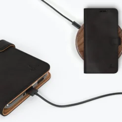 Samsung Galaxy S21 Plus - Vintage Leather Wallet Phone Case -Union Store Black 60 b5a347e3 ca57 4d6e a06e eac042a76066