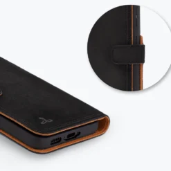 Samsung Galaxy S23 - Vintage Leather Wallet Phone Case -Union Store Black 7aac8704 8fa0 46ab 9eeb 1800171b4437