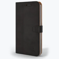 Apple IPhone 12 - Vintage Leather Wallet Phone Case -Union Store Black 82