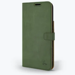 Apple IPhone 14 Pro - Vintage Leather Wallet Phone Case -Union Store BottleGreen 2022 09 02T141128.582