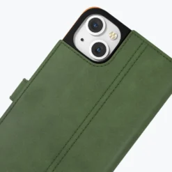 Apple IPhone 14 Plus - Vintage Leather Wallet Phone Case -Union Store BottleGreen 2022 09 05T111805.260