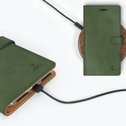 Apple IPhone 8 Plus - Vintage Leather Wallet Phone Case -Union Store BottleGreen 12 e49e3d22 970d 4094 889b 8603ac2ca944