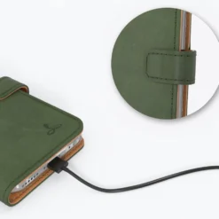 Apple IPhone 6/6S - Vintage Leather Wallet -Union Store BottleGreen 26