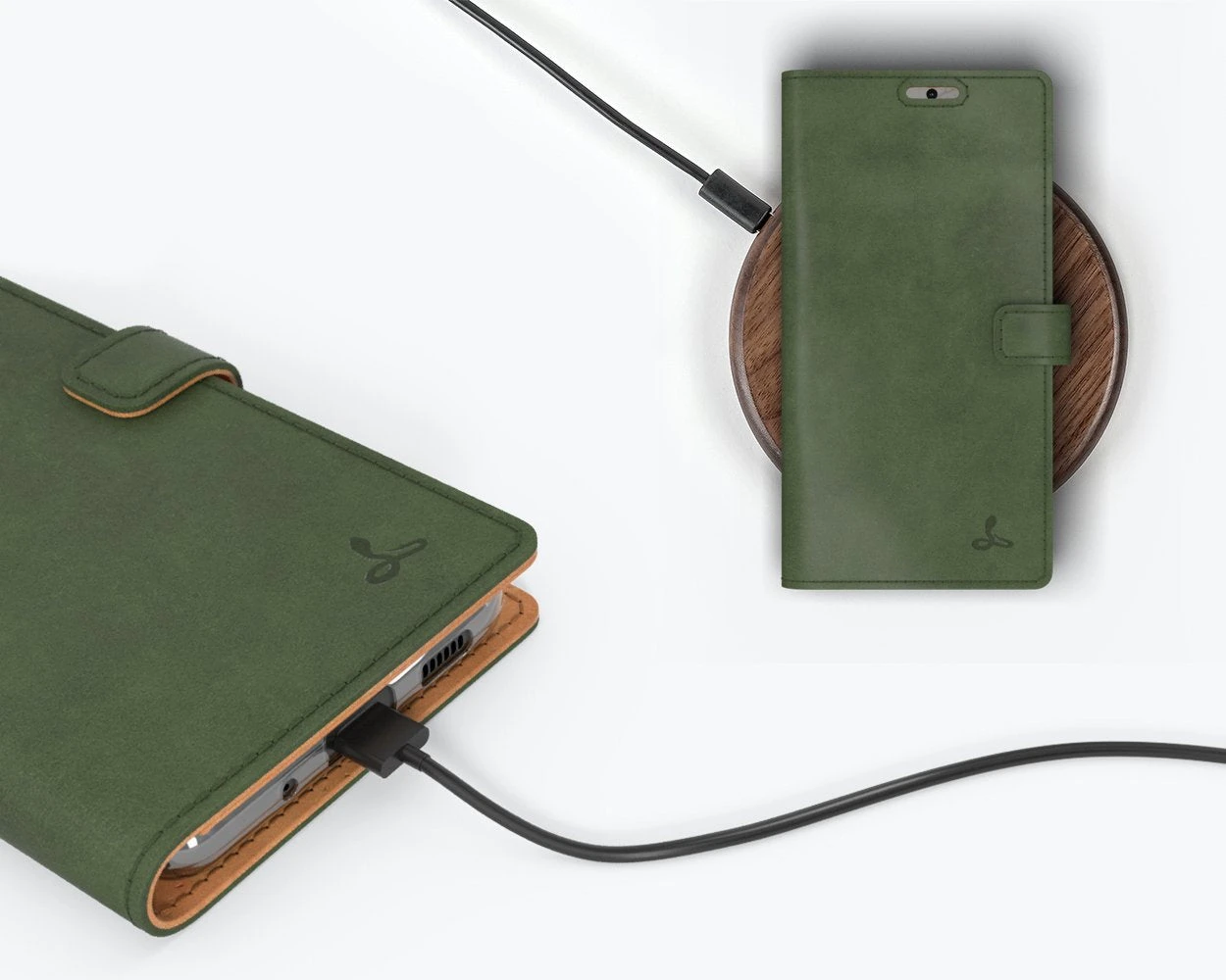 Samsung Galaxy S20 FE - Vintage Leather Wallet Phone Case 15 Samsung Galaxy S20 FE - Vintage Leather Wallet Phone Case - Image 15