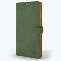 Samsung Galaxy S20 Ultra - Vintage Leather Wallet Phone Case -Union Store BottleGreen 48