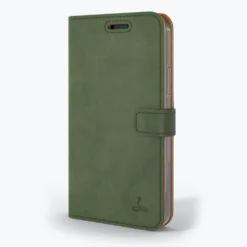 Apple IPhone 12 Mini - Vintage Leather Wallet Phone Case -Union Store BottleGreen 54