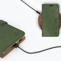 Samsung Galaxy S21 Plus - Vintage Leather Wallet Phone Case -Union Store BottleGreen 60 0e364da0 5d19 4e8e b02f 0068c99b2a35