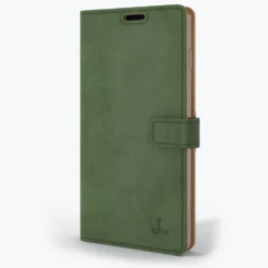 Samsung Galaxy S10 Plus - Vintage Leather Wallet Phone Case -Union Store BottleGreen 72