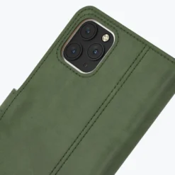 Apple IPhone 11 Pro Max - Vintage Leather Wallet Phone Case -Union Store BottleGreen dca278bd 939f 4b31 9f96 372ed01a84a7