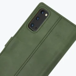 Samsung Galaxy S20 - Vintage Leather Wallet Phone Case -Union Store BottleGreen f90a50c1 0150 458c 8846 0c2149dcc6bd