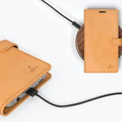 Samsung Galaxy S9 - Vintage Leather Wallet Phone Case -Union Store BurntOrange 16