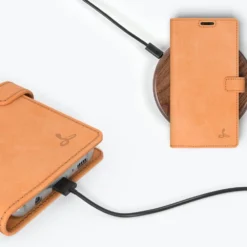 Samsung Galaxy S8 - Vintage Leather Wallet Phone Case -Union Store BurntOrange 20