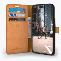 Apple IPhone 14 Pro - Vintage Leather Wallet Phone Case -Union Store Chestnut 2022 09 02T141335.164