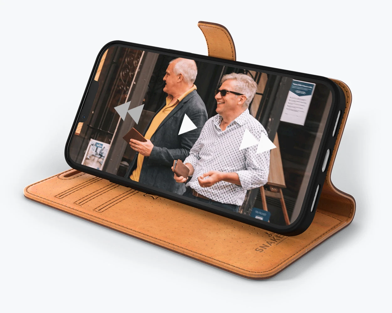 Apple IPhone 14 - Vintage Leather Wallet Phone Case 9 Apple IPhone 14 - Vintage Leather Wallet Phone Case - Image 9