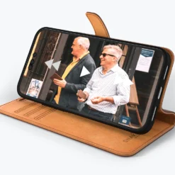 Apple IPhone 14 Pro Max - Vintage Leather Wallet Phone Case -Union Store Chestnut 2022 09 05T132210.742