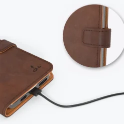 Apple IPhone 12 - Vintage Leather Wallet Phone Case -Union Store ChestnutBrown 16 8a6fd11c 98dc 4297 ad56 5d0b9ae04c4a