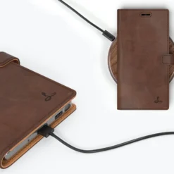 Samsung Galaxy Note 20 - Vintage Leather Wallet Phone Case -Union Store ChestnutBrown 24