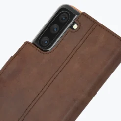 Samsung Galaxy S21 - Vintage Leather Wallet Phone Case -Union Store ChestnutBrown 55 978bb87d 9012 4534 bbb6 e94ac67e3c06