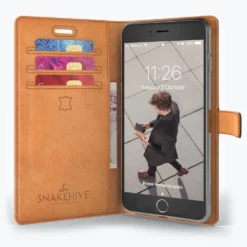 Apple IPhone 8 Plus - Vintage Leather Wallet Phone Case -Union Store Chestnut 10