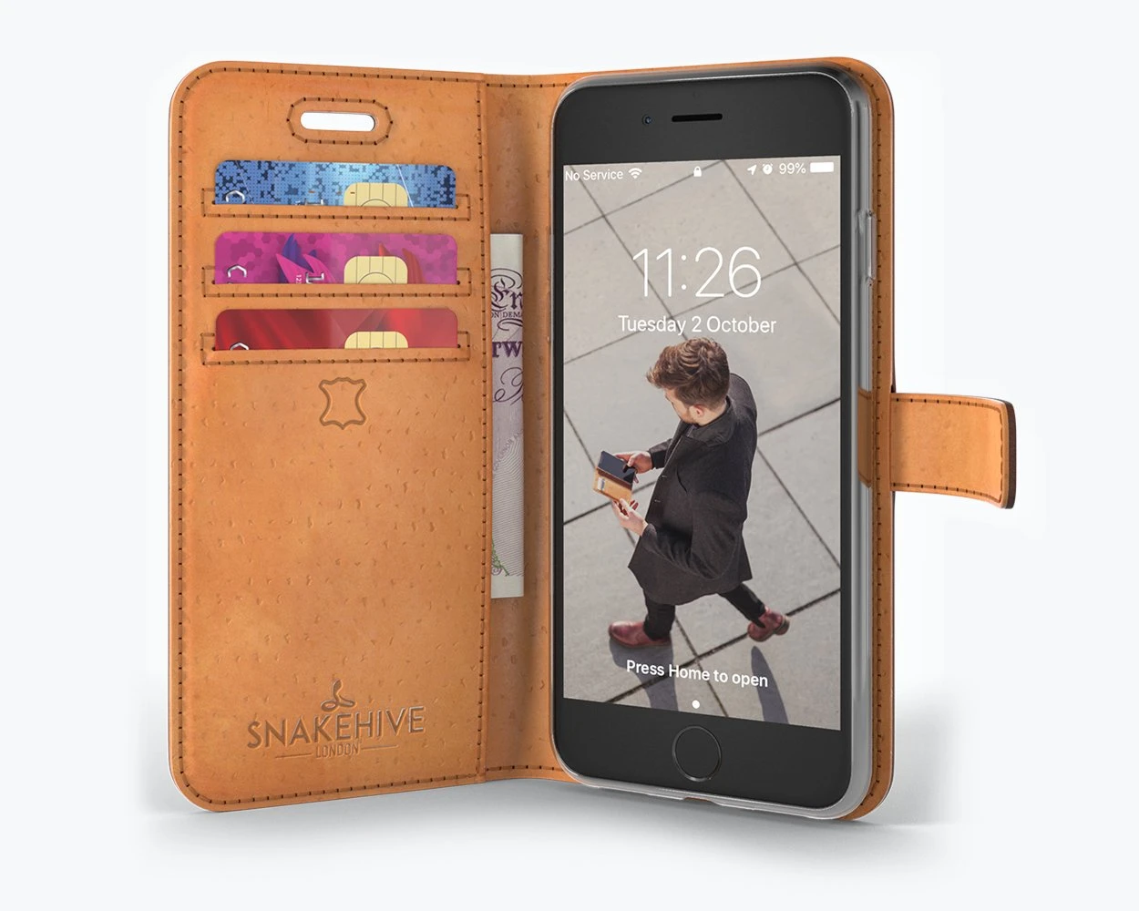 Apple IPhone 7 - Vintage Leather Wallet Phone Case 11 Apple IPhone 7 - Vintage Leather Wallet Phone Case - Image 11