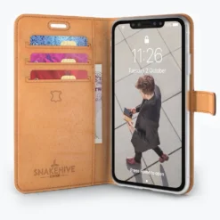 Apple IPhone XR - Vintage Leather Wallet Phone Case -Union Store Chestnut 15b7d64d f6c6 4159 9fbd cc715bc68a50