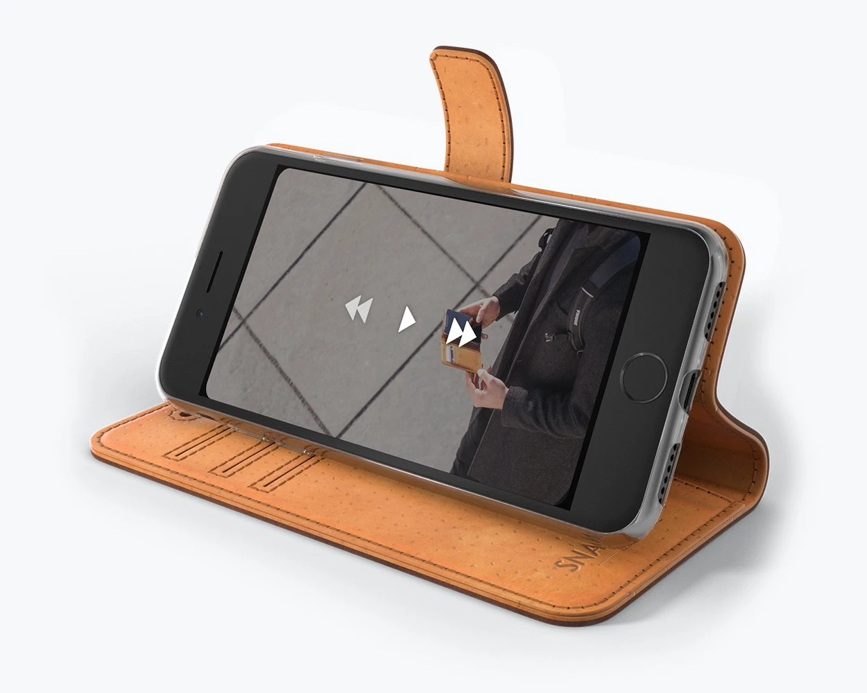 Apple IPhone 7 - Vintage Leather Wallet Phone Case 13 Apple IPhone 7 - Vintage Leather Wallet Phone Case - Image 13