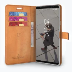 Samsung Galaxy Note 9 - Vintage Leather Wallet Phone Case -Union Store Chestnut 44