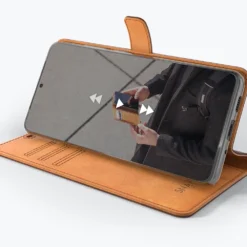 Samsung Galaxy S20 Ultra - Vintage Leather Wallet Phone Case -Union Store Chestnut 50