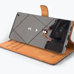 Samsung Galaxy S10 Plus - Vintage Leather Wallet Phone Case -Union Store Chestnut 63