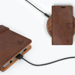 Samsung Galaxy S10 Plus - Vintage Leather Wallet Phone Case -Union Store Chestnut 64