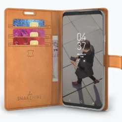 Samsung Galaxy S9 - Vintage Leather Wallet Phone Case -Union Store Chestnut 67